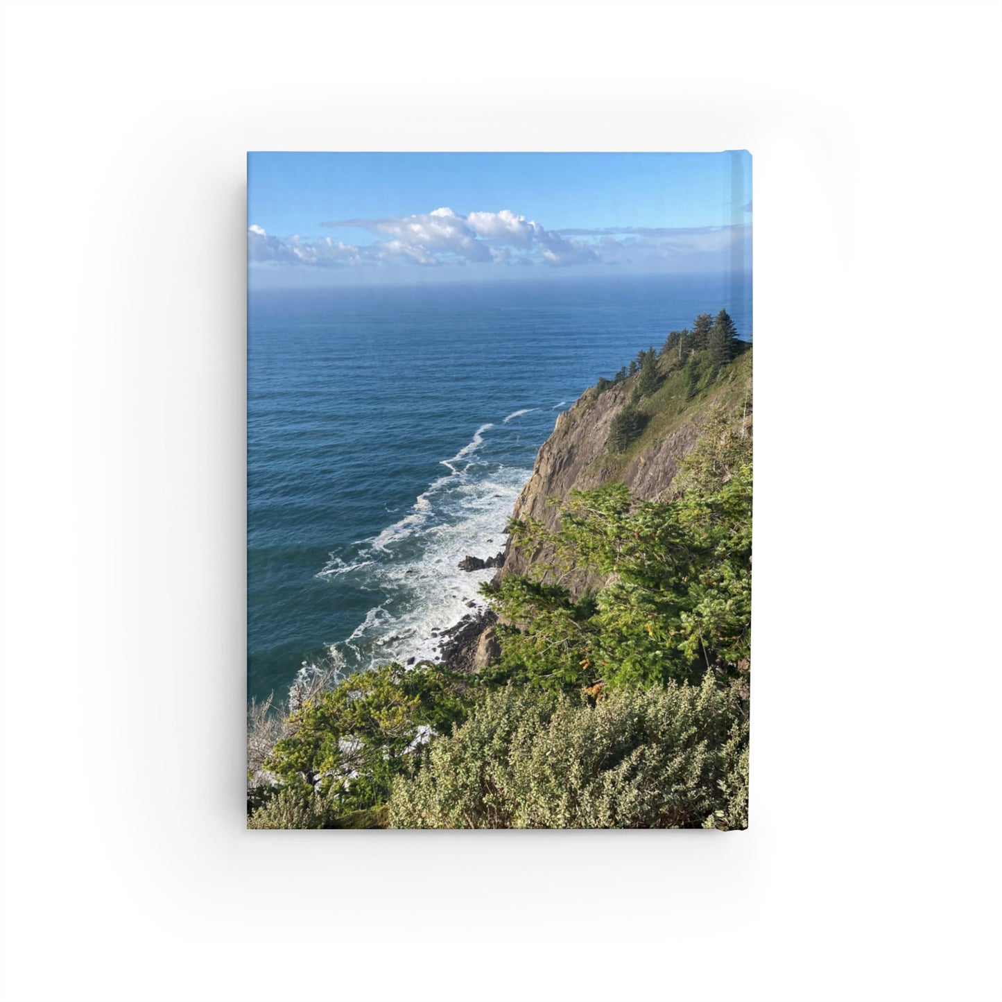 Coastal Cliffs Create Sketchbook Journal — Ocean View Travel Notebook personalized