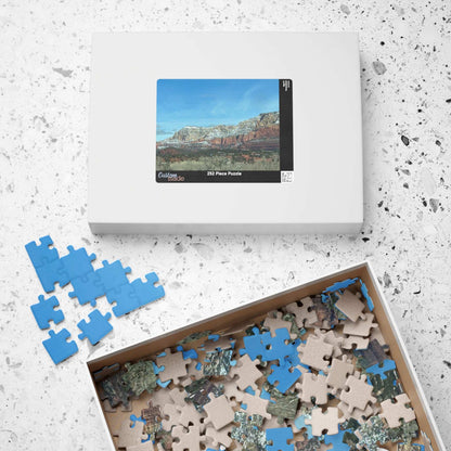 Snowy Sedona Mountain Landscape Puzzle (110, 252, 520, 1014-piece)