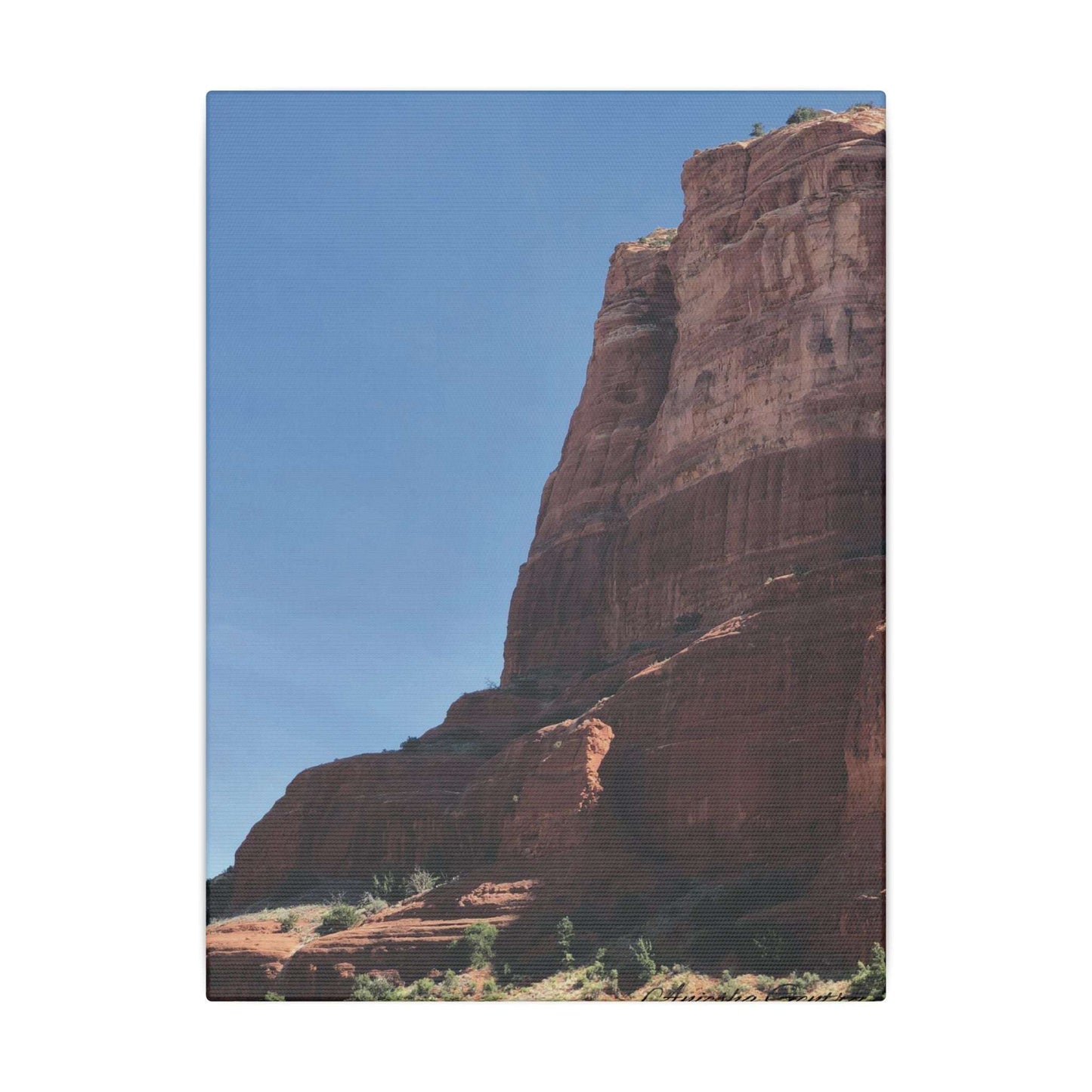 Red Rock Beauty Landscape - Stretched Canvas Wall Art, Wall Decor