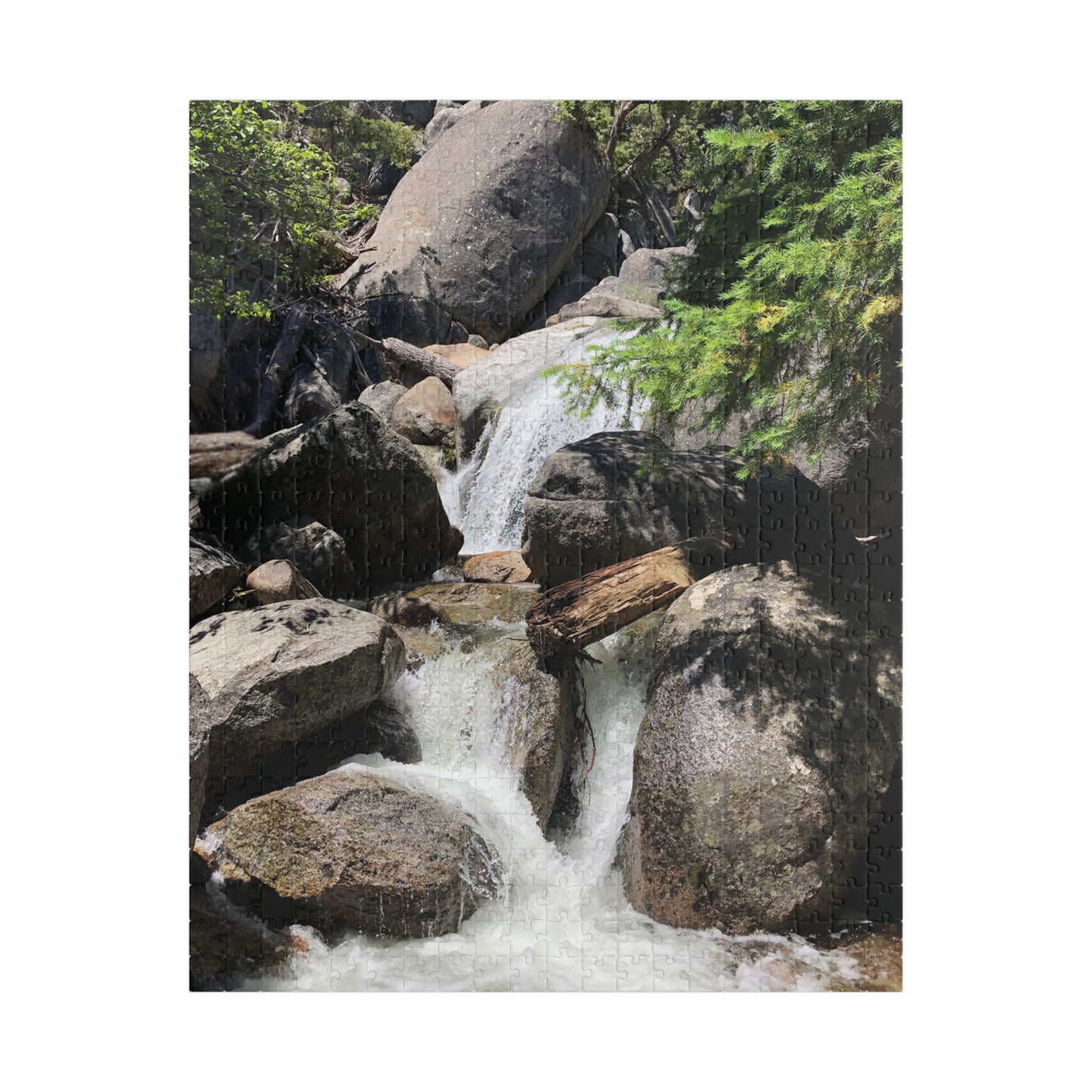 Mountain Stream River Waterfall Jigsaw Puzzle — Scenic Nature Puzzle (110–1014 pieces)
