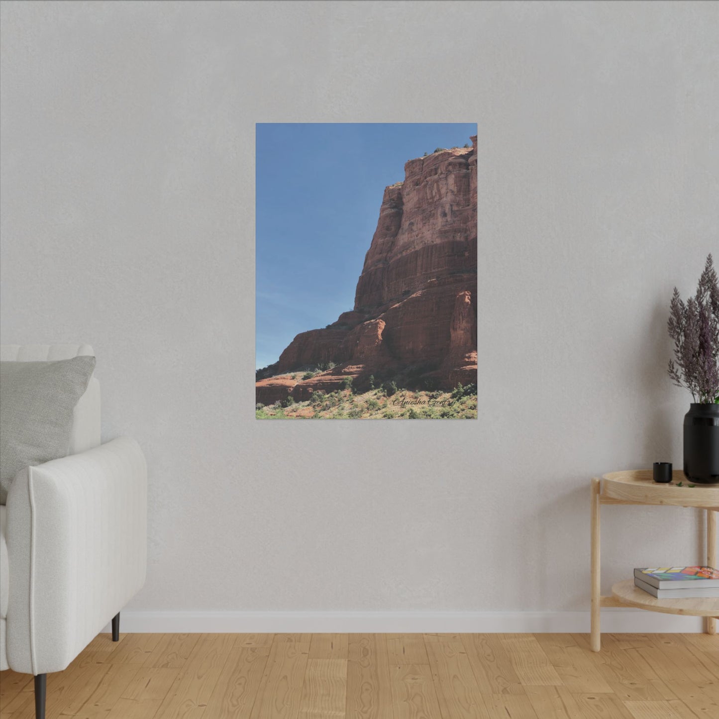 Red Rock Beauty Landscape - Stretched Canvas Wall Art, Wall Decor