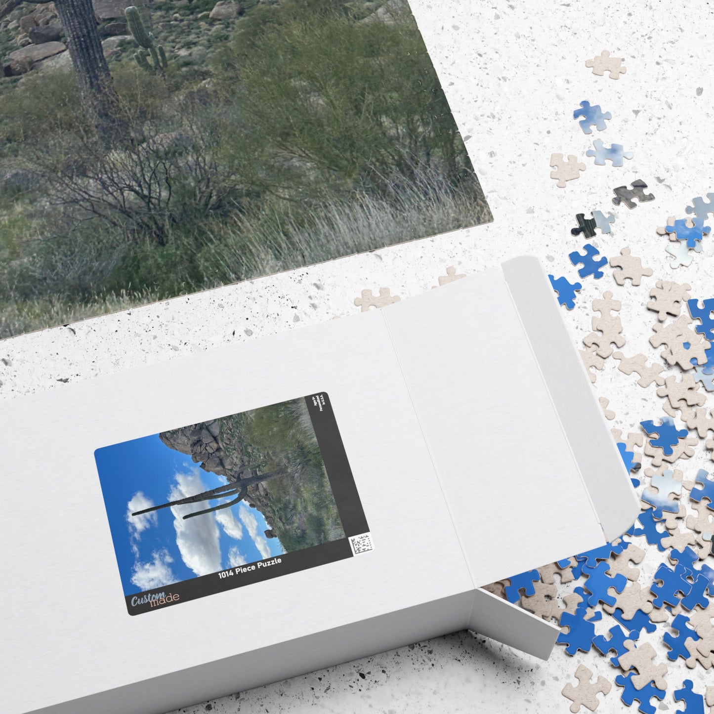 Arizona Desert Saguaro Cactus Scenic Puzzle —(110–1014 pieces)