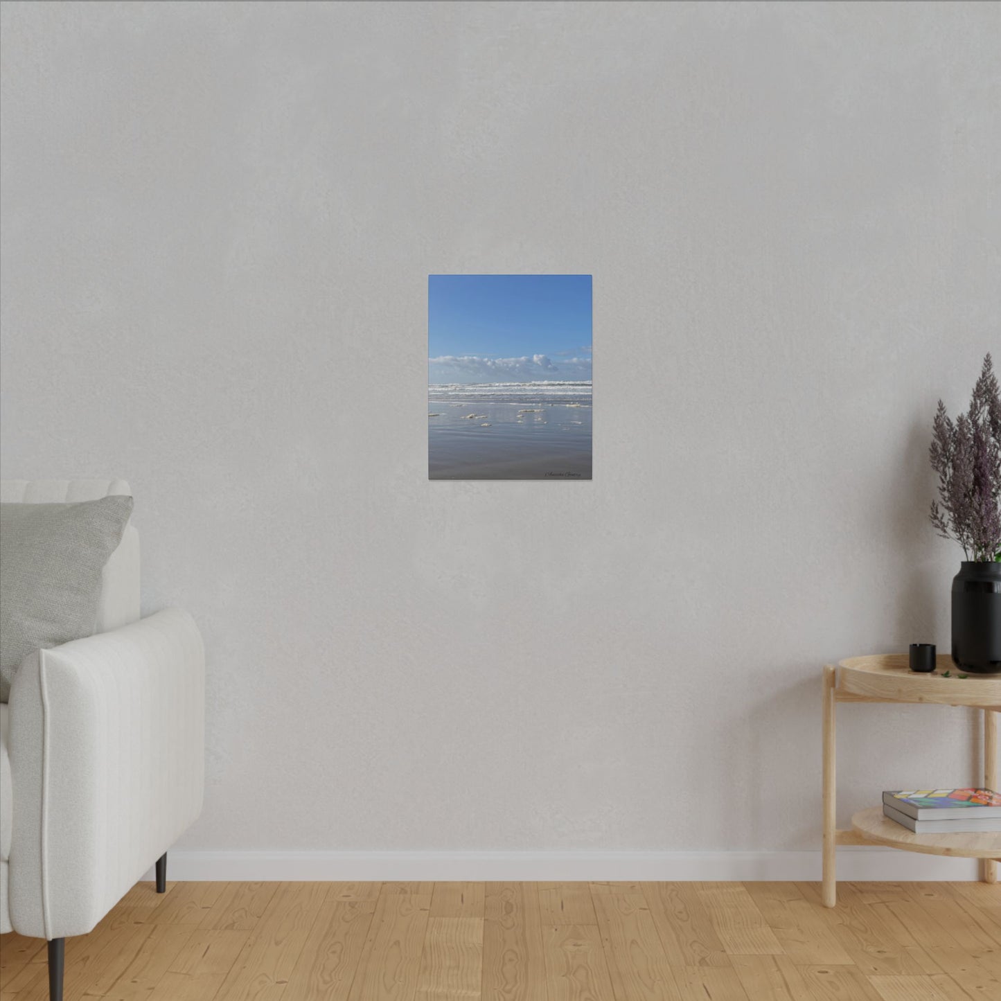 Coastal Serenity - Stretched Matte Canvas Wall Art, Wall Decor