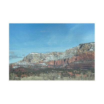 Snowy Sedona Mountain Landscape Puzzle (110, 252, 520, 1014-piece)