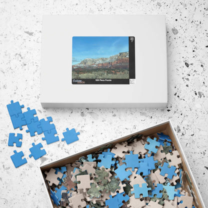 Snowy Sedona Mountain Landscape Puzzle (110, 252, 520, 1014-piece)