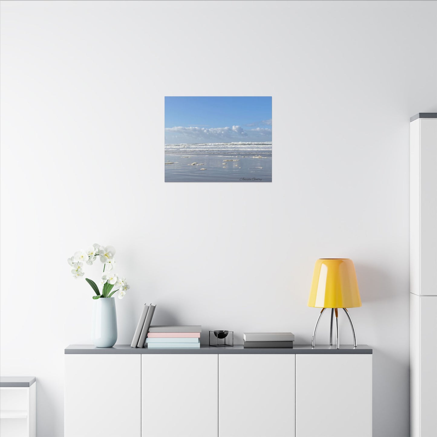 Coastal Serenity - Stretched Matte Canvas Wall Art, Wall Decor