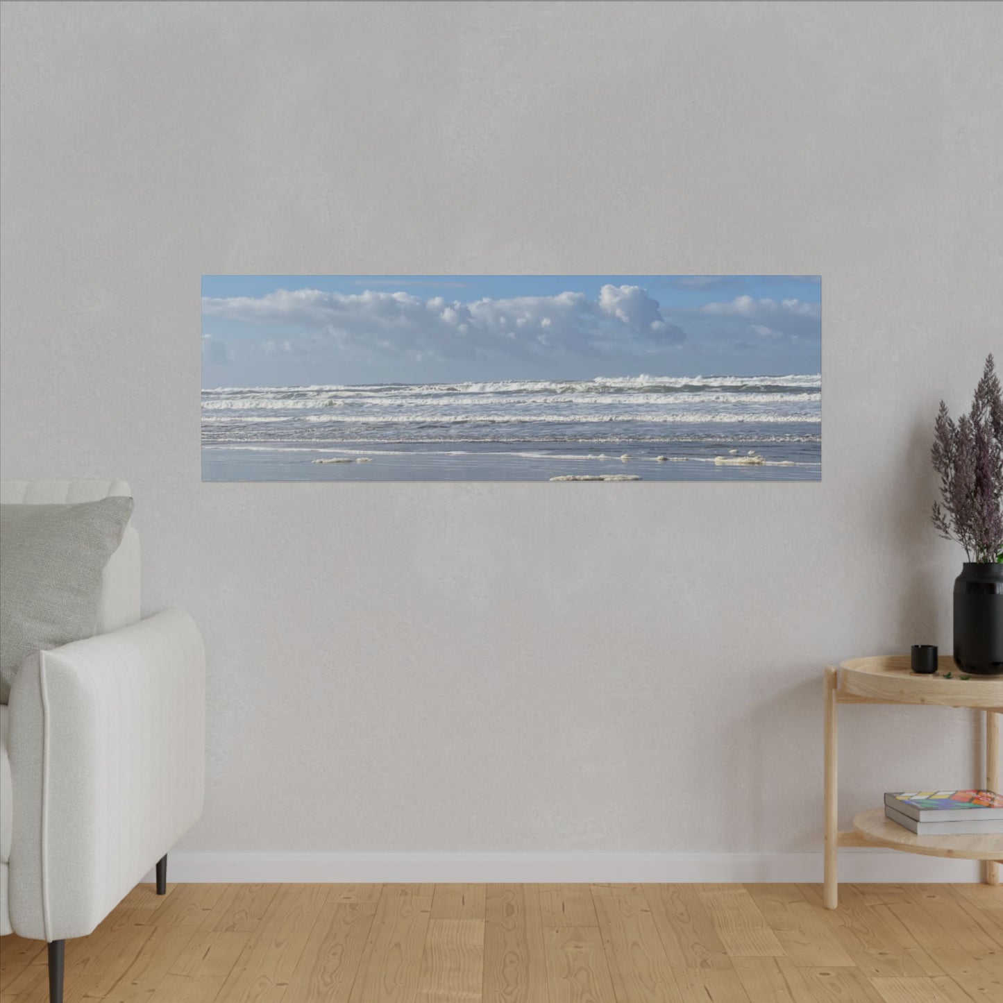 Coastal Serenity - Stretched Matte Canvas Wall Art, Wall Decor