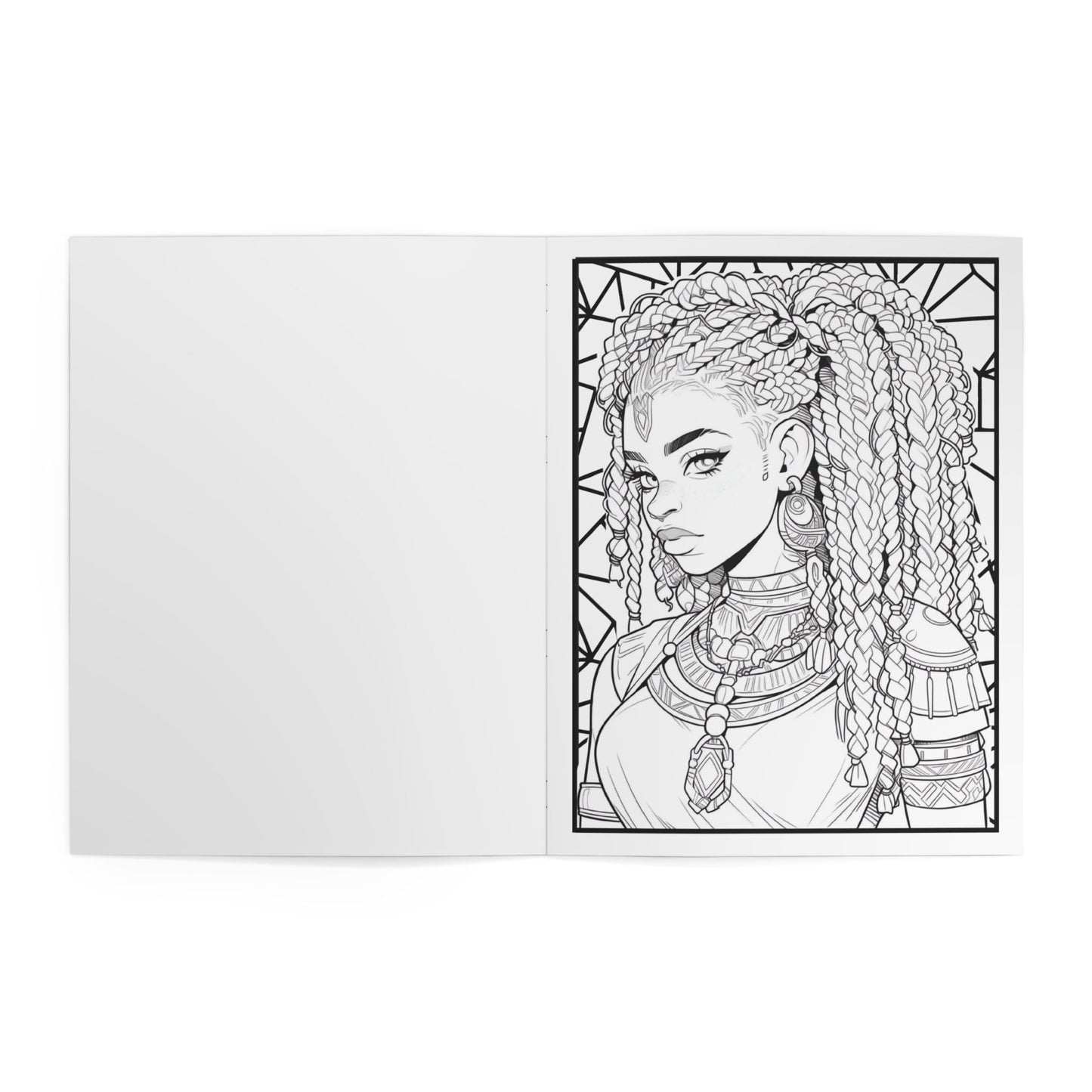 Braid Magic Vibez Coloring Book — Afrocentric Hair & Braids Adult Coloring Book
