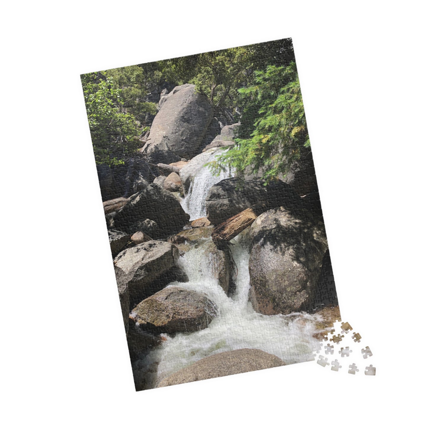 Mountain Stream River Waterfall Jigsaw Puzzle — Scenic Nature Puzzle (110–1014 pieces)