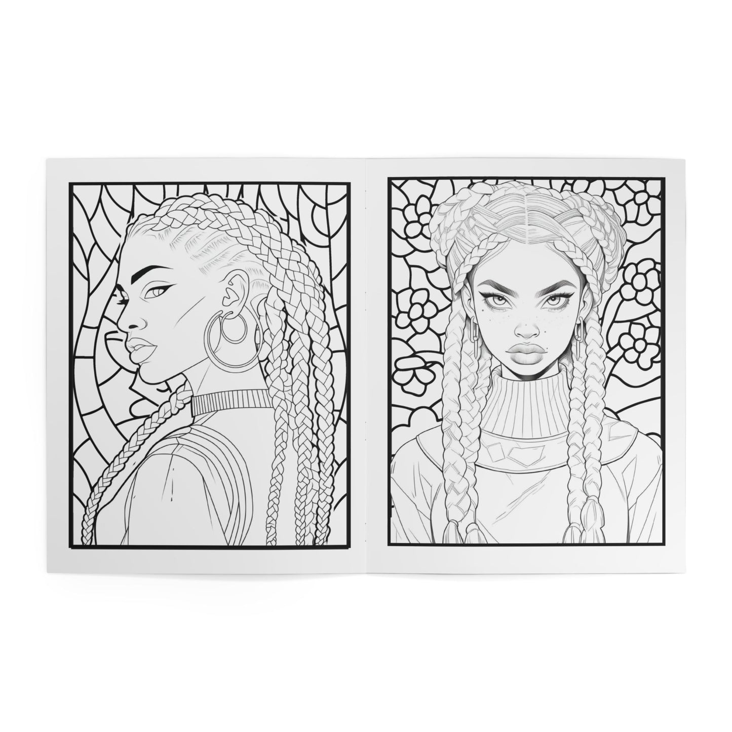 Braid Magic Vibez Coloring Book — Afrocentric Hair & Braids Adult Coloring Book