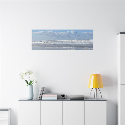 Coastal Serenity - Stretched Matte Canvas Wall Art, Wall Decor