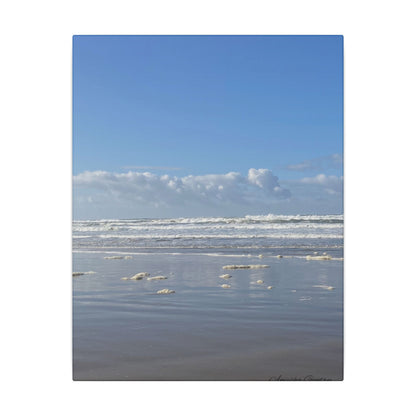 Coastal Serenity - Stretched Matte Canvas Wall Art, Wall Decor