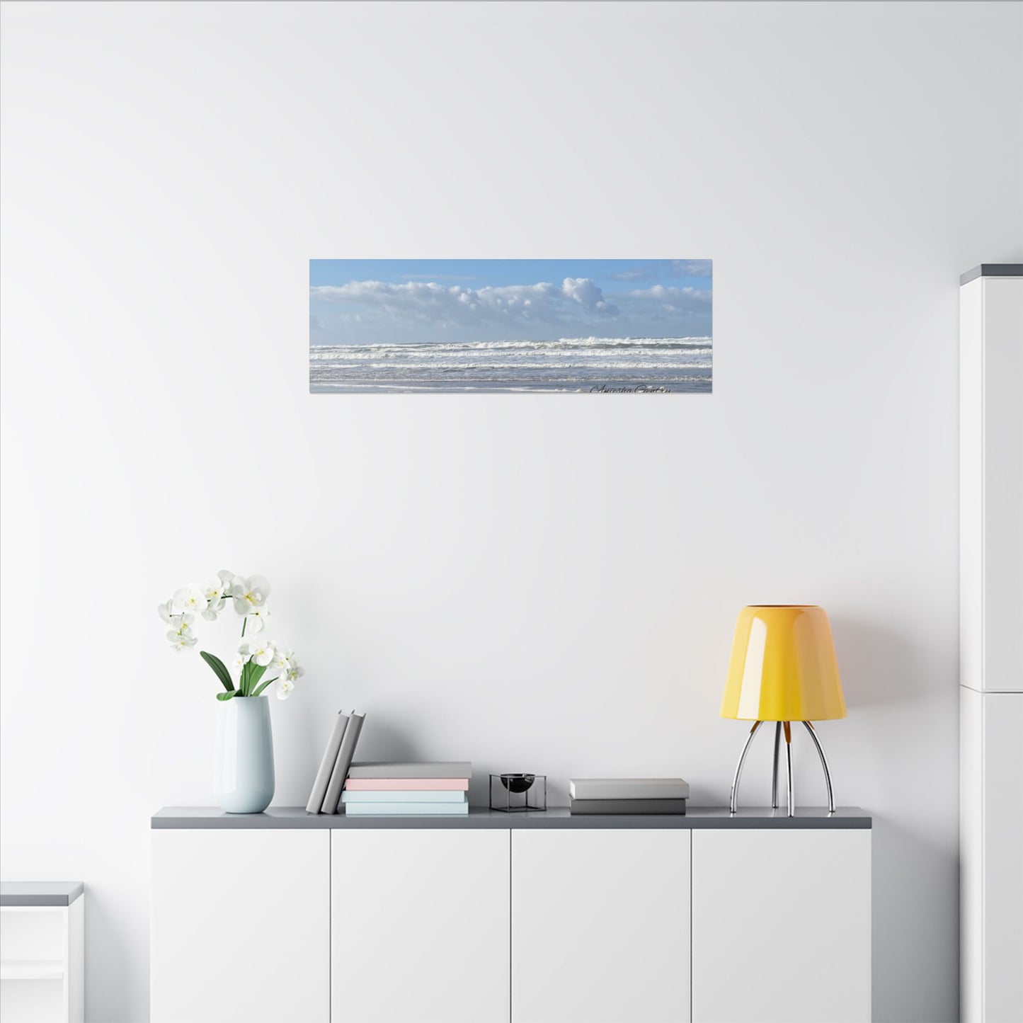 Coastal Serenity - Stretched Matte Canvas Wall Art, Wall Decor