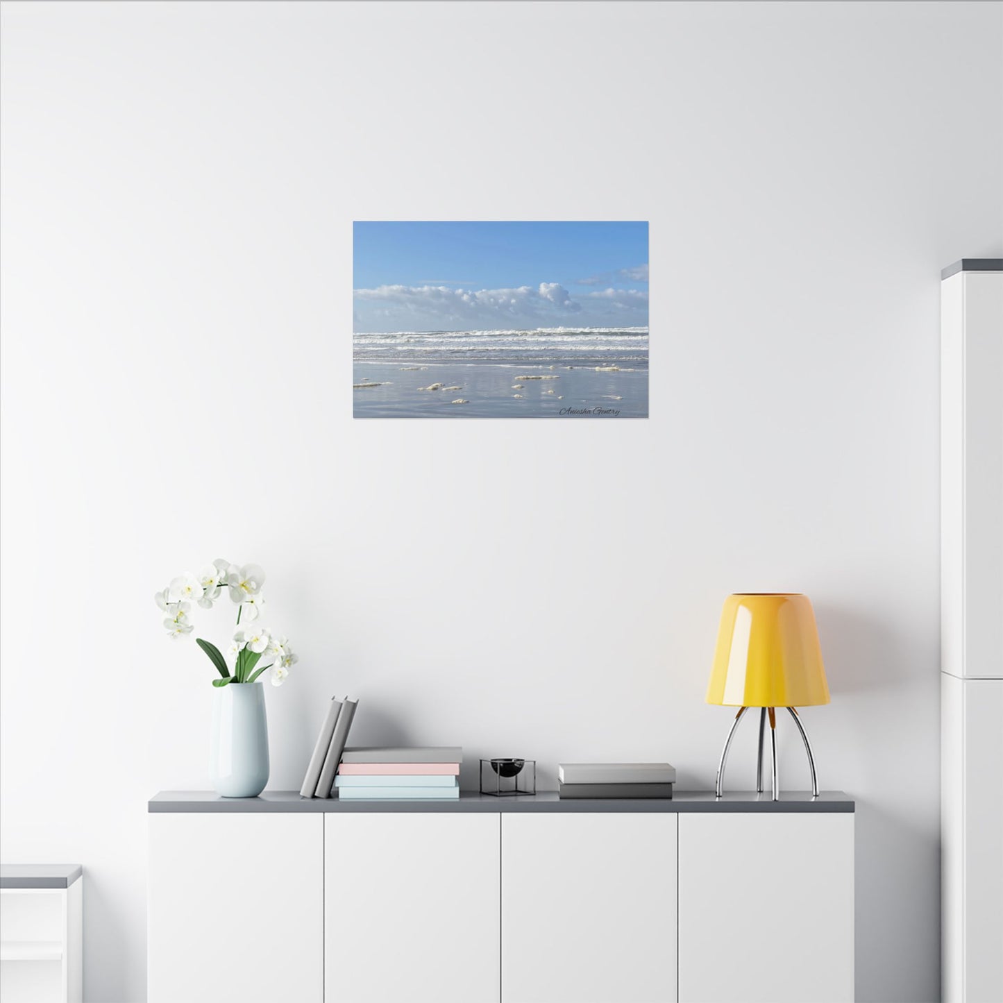 Coastal Serenity - Stretched Matte Canvas Wall Art, Wall Decor