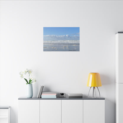 Coastal Serenity - Stretched Matte Canvas Wall Art, Wall Decor