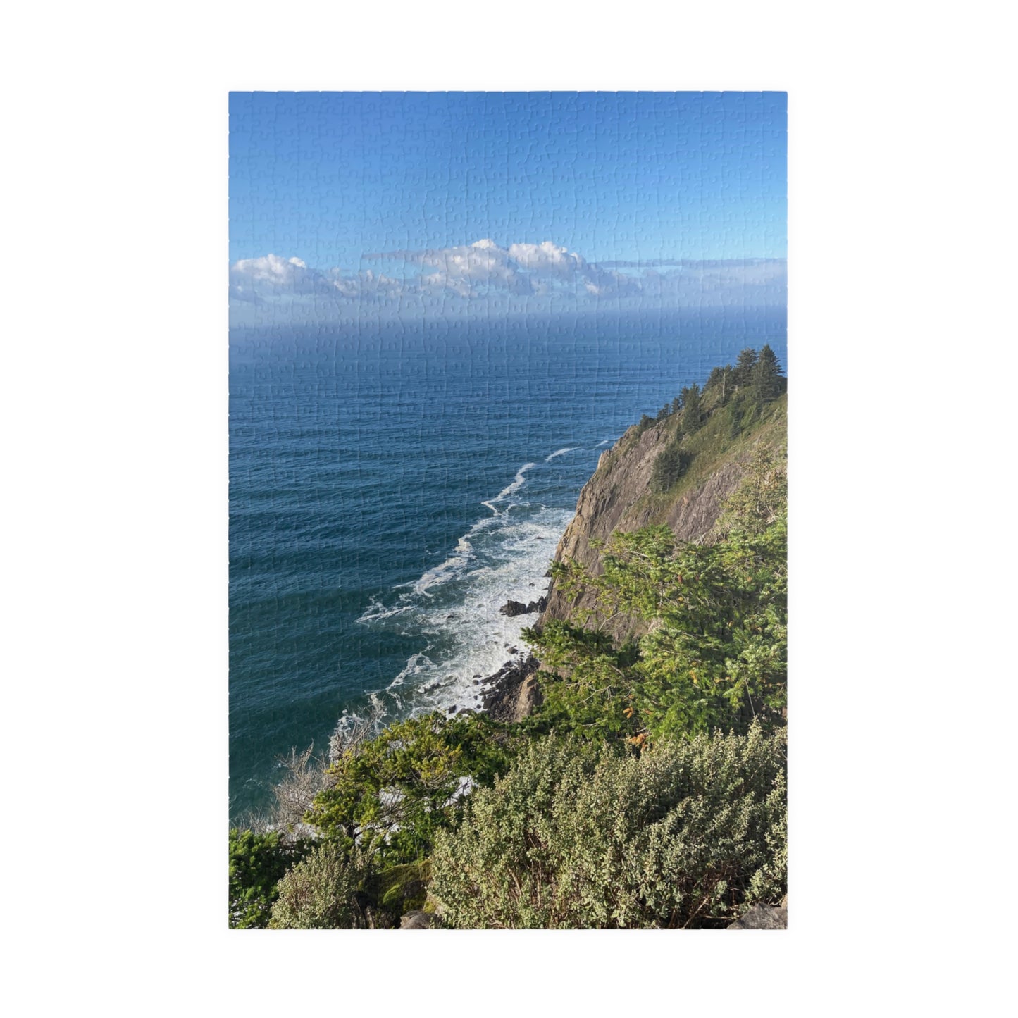 Coastal Cliff Ocean View Jigsaw Puzzle  (110-1014 pieces)