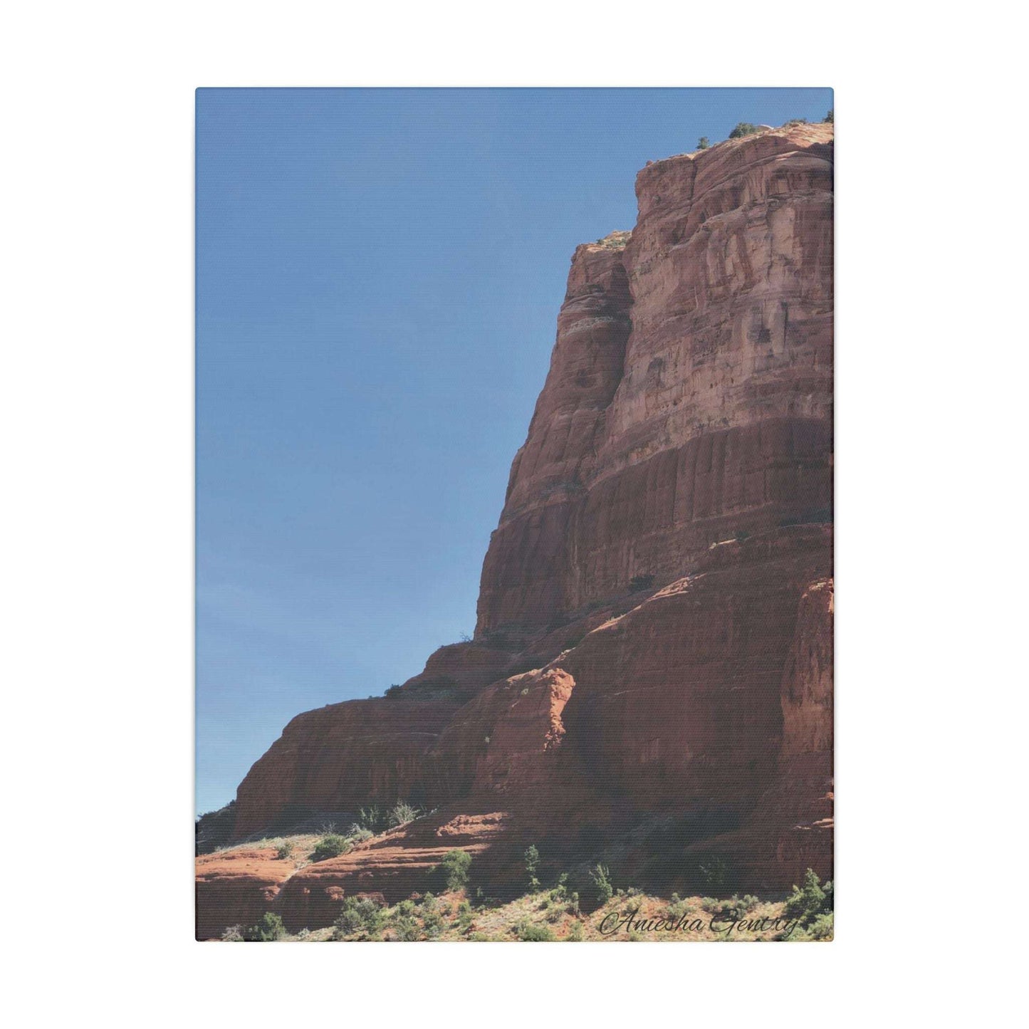 Red Rock Beauty Landscape - Stretched Canvas Wall Art, Wall Decor