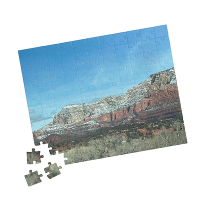 Snowy Sedona Mountain Landscape Puzzle (110, 252, 520, 1014-piece)