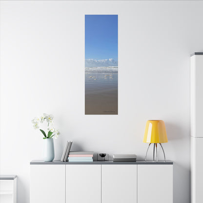 Coastal Serenity - Stretched Matte Canvas Wall Art, Wall Decor