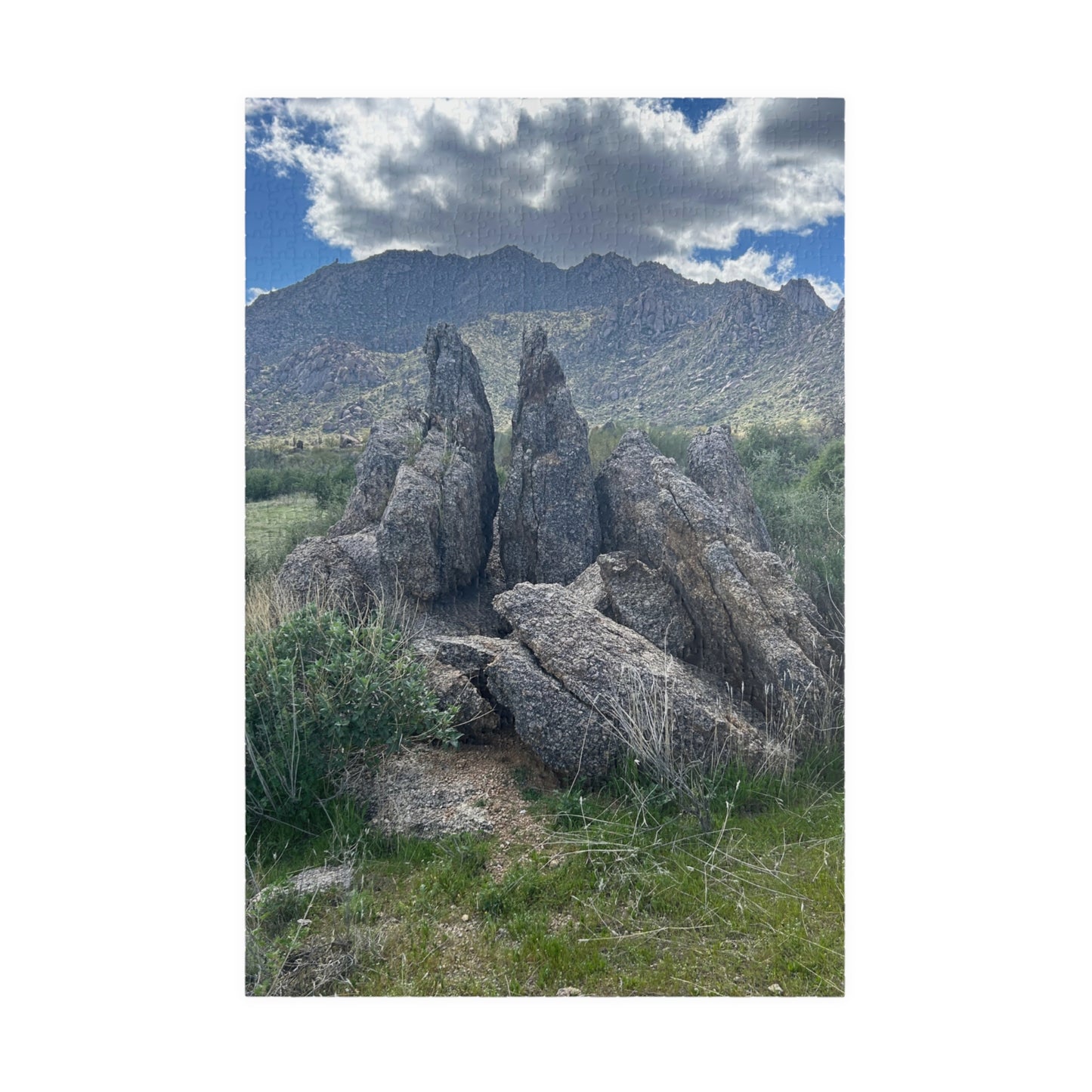 Desert Rock Landscape Puzzle — Scenic Mountain Jigsaw (110- 1014 Pieces)