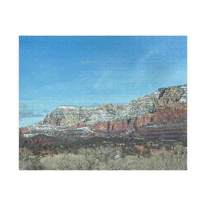 Snowy Sedona Mountain Landscape Puzzle (110, 252, 520, 1014-piece)